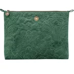 Geantă de toaletă/de cosmetice Pip Studio 51.274.176 Charly Cosmetic Flat Pouch Large Velvet Quiltey Days Green Green