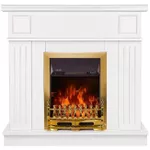 Камин электрический ArtFlame Marina nut & Gala gold