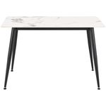 Стол Halmar Emilio 120 (marmura alba)