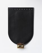 Clapă cu închizătoare pentru geantă/rucsac, Negru