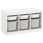 Короб для хранения Ikea Trofast 99x44x56 White/Grey