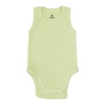 Детская одежда Minikin 25170586 Ажурный листик Боди-майка р-р86, оливковый, унисекс