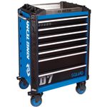 Sistem de depozitare a instrumentelor King Tony 87SQ31-7B-BK инструментальная (7 ящика) (710x473x1045мм) SQUAD