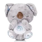 Jucărie de pluș Chipolino Koala PILD02501KLG white/grey (проектор муз)