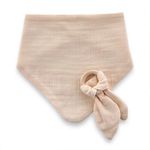 Baveta din muslin cu gingier BabyJem Beige