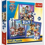 Puzzle Trefl 34861 Puzzle 3in1 Paw Patrol