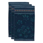 Prosop Pip Studio 325888 Jasmin Jacquard towel 30x50 Dark Blue