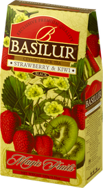 Черный чай Basilur Magic Fruits,  Strawberry & Kiwi, 100 г