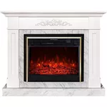 Șemineu electric ArtFlame Luca & Richi, 1130x1400x290 mm, Alb