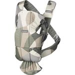 Кенгуру BabyBjorn 021039E1 Mini Khaki/Green cu pozitii multiple de purtare, bumbac