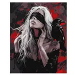 Картина по номерам Ideyka (KHO8687) Girl and the Raven, 40х50
