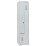 Офисная металлическая мебель УХЛ-МАШ ШОМ-Г-400/1-2 Шкаф одежный (1800х400х500)