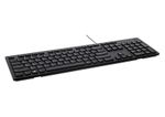 Keyboard Dell KB216, Multimedia, Fn Keys, Quiet keys, Spill resistant, Black, Russian, USB