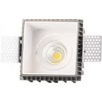 Corp de iluminat interior LED Market Downlight Frameless Square 12W, 3000K, LM-D2012, White