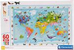 Puzzle Clementoni 60 MAXI: Harta naturii sălbatice, 2025 (26072)
