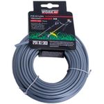 Леска для триммера Technoworker VOR57388 квадратный нейлон 3,0 мм x 15 м