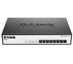 .8-port 10/100Mbps  POE, D-Link DES-1008P+/A1A, 140W Budget, 19