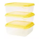 Container alimentare Ikea Pruta 0.6ml (Transparent/Galben)