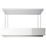 Вытяжка Falmec LEVANTE IS.120 White Glass (109) (with filter pack)