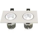 Освещение для помещений LED Market Downlight 2COB 2*12W, 4000K, LM-OC-CLCOP-114-2, White