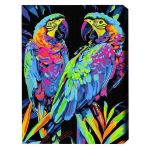 Картина по номерам BrushMe BSB0022FC (fără cutie) Papagali tropicali