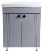 Dulap pentru lavoar Mashtab 12181 Palma (Sava) cu 2 uși 650x470x850 Gri mat