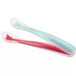 Seturi pentru hrănire bebelușilor Sophie la Girafe 450408 Set 2 lingurite din silicon So Pure