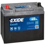 Автомобильный аккумулятор Exide EXCELL 12V 45Ah 330EN 237x127x227 +/- (EB455)