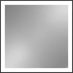 Зеркало для ванной Dubiel Vitrum LOGAN Black 70x70 LED