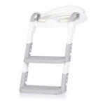 Oală Chipolino STPKI0261GY Kiddy grey, сиденье д/унитаза с лесенкой