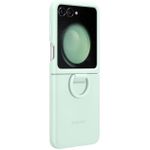 Husă pentru smartphone Samsung EF-PF731 Galaxy Flip5 Silicone Case with Ring Ocean Green