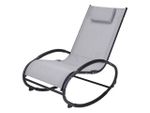 Кресло-качалка 114X62X92cm, серый