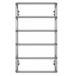 Uscător de prosoape Lianat 2863 Standart 500x800 inox