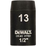 Набор головок, бит, насадок DeWalt DT7531 cap hexagonal impact DT7531 (Scurte) 13mm 1/2
