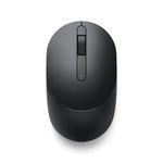 Wireless Mouse Dell MS3320W, Optical, 1600dpi, 3 buttons, 2.4 GHz/BT, 1xAA, Black