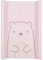 Saltea de înfăşat KikkaBoo Bear with me Pink, 70x50 cm