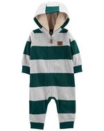 Комбинезон Carter's Fleece Stripes Zip-Up Jumpsuit (0+ мес)