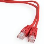 0.25m, Patch Cord  Red, PP12-0.25M/R, Cat.5E, Cablexpert, molded strain relief 50u