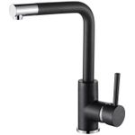 Смеситель кухонный Helika-AquaSanita 5553-601 FORTE Black metallic