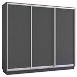 Шкаф Mobildor-Lux Fox uși glisante din PAL (240x60x220H cm) Anthracite