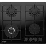 Plită încorporabilă pe gaz Wolser WL-BRD 6402 Black Glass FFD