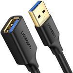 Кабель для IT Ugreen 30126 USB 3.0 Extension Male Cable 1.5m | US129, Black