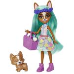 Кукла Enchantimals HLK86 colecția Prietenii bebeluși Corgi Krizia și Shuo