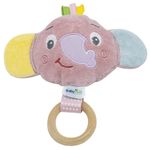 Iinel dentiție BabyJem 702 Jucarie pentru bebelusi Elephant Toy Roz