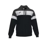 Îmbrăcăminte sport Joma Crew V Hoodie Jacket Black-Ahtracite (S) 101537.110