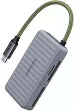 Кардридер Ugreen 55886 CM868 3-Slot SD / microSD Card Reader Case 5Gbps USB-C