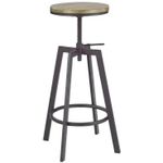 Scaun de bar Halmar H64 metal Negru