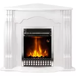 Камин электрический ArtFlame Clasic de colt white & Gala silver