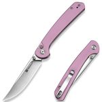 Нож походный Sencut S25007-3 Skelfin, G10 roz pudrat, Button Lock
