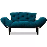 Canapea Trendy Nitta Albastru Petrol, 70x85x155cm
